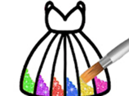 Princess Glitter Coloring - For Kids - 678BET