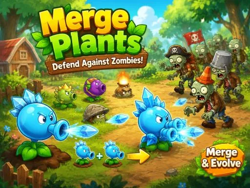 Merge Plants &ndash; Defense Zombies - 678BET