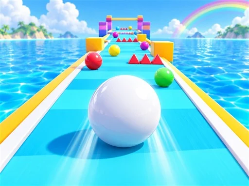 Rainbow Ball Runner 2048 - 678BET