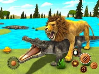 Action Adventure Games: Lion Family Sim - 678BET