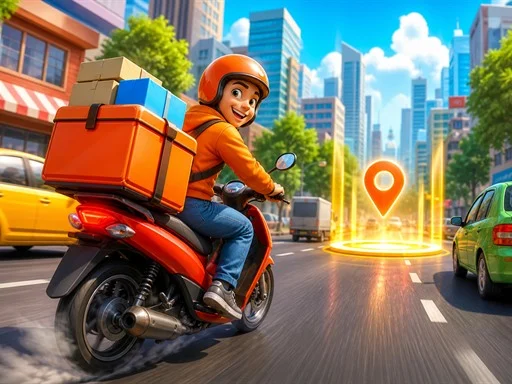 City Delivery Rider Simulator - 678BET