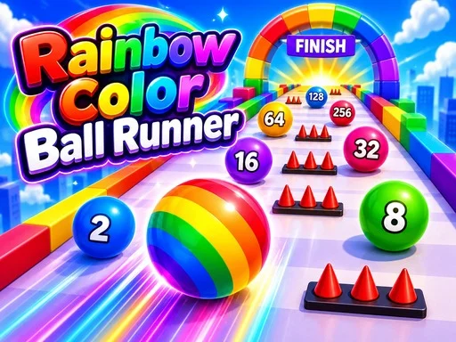 Rainbow Color Ball Runner - 678BET
