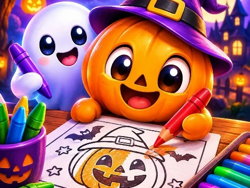 Easy Halloween Coloring Quest - 678BET