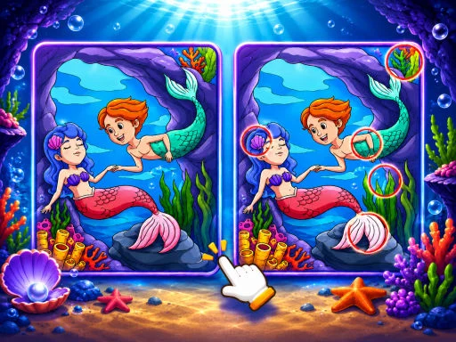 Spot The Difference Mystic Mermaids - 678BET