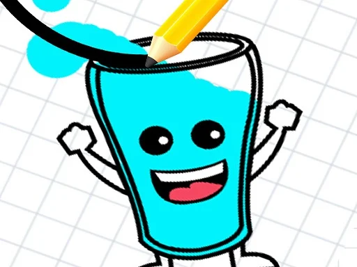 Happy Glass : Fill the Glass by Draw Lines - 678BET