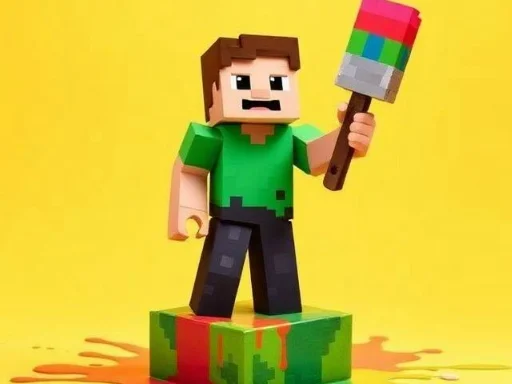 BTS Minecraft Coloring Time - 678BET