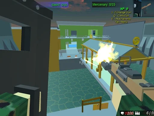 Pixel Crazy Minecraft shooter - 678BET