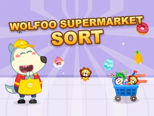 Wolfoo Supermarket Sort - 678BET